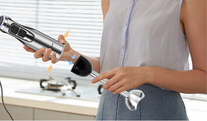 Aigostar Buckle galingas 1000 W daugiafunkcis rankinis trintuvas 4 viename, smulkina ledą