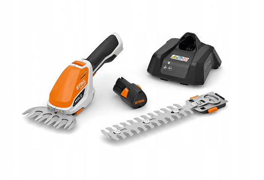 Akumuliatorinės elektrinės žolės žirklės Stihl HSA 26 SET, naujos, lengvos, AS 2