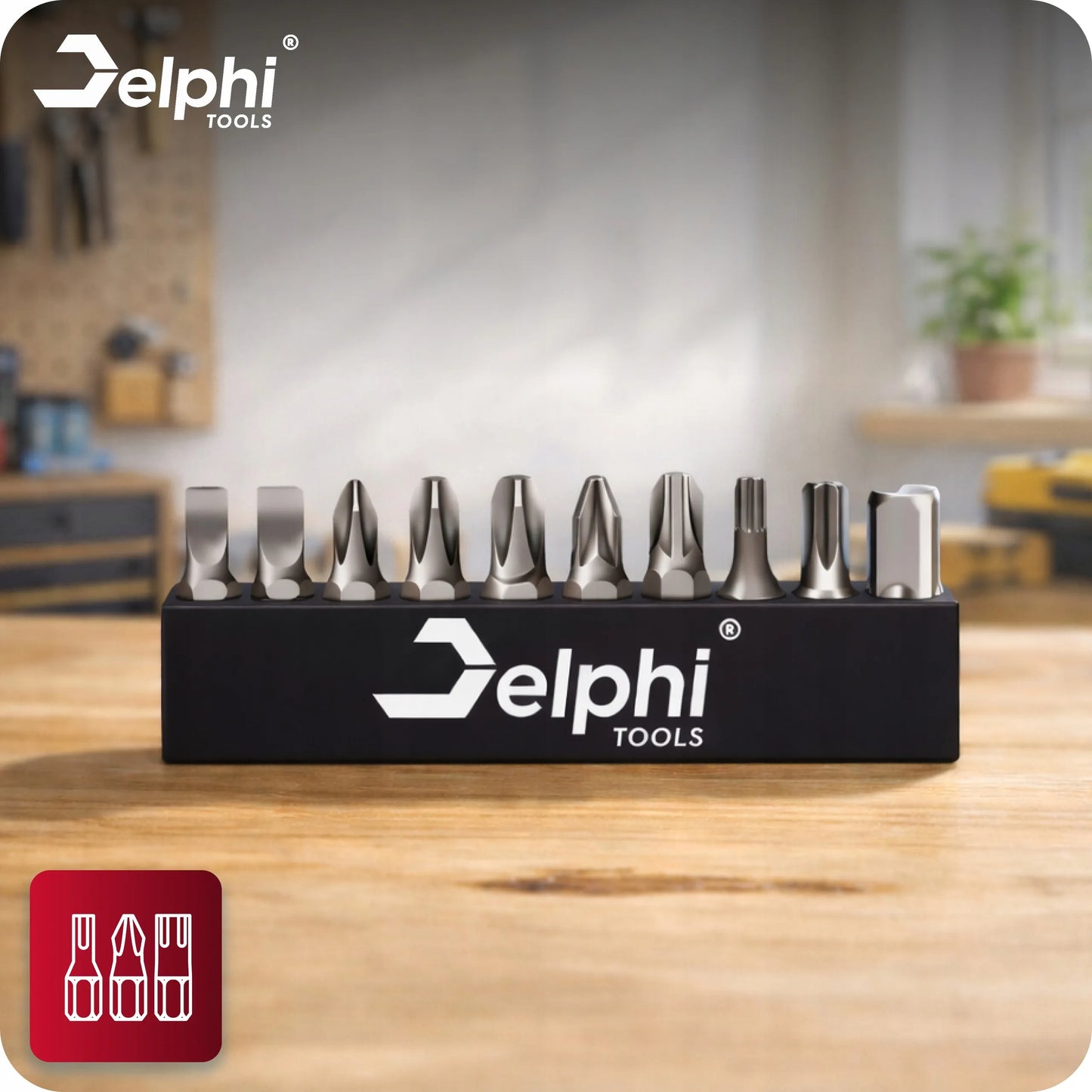 Akumuliatorinis suktuvas-gręžtuvas Delphi Tools bešepetėlis, smūginis, galingas, 2x akumuliatoriai