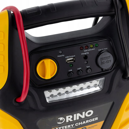 Akumuliatorių įkroviklis su užvedimo funkcija Rino 5-in-1 BOOST12LI 12V
