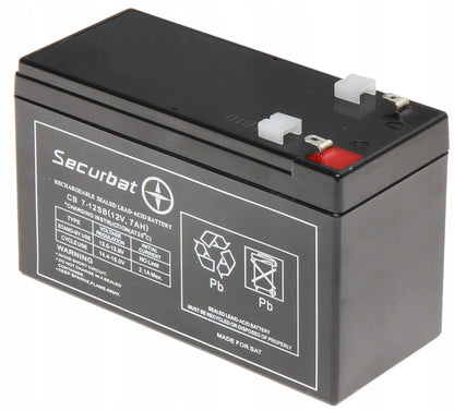 Akumuliatorius Securbat CB 7-12 SB (12V, 7 Ah) ABCV