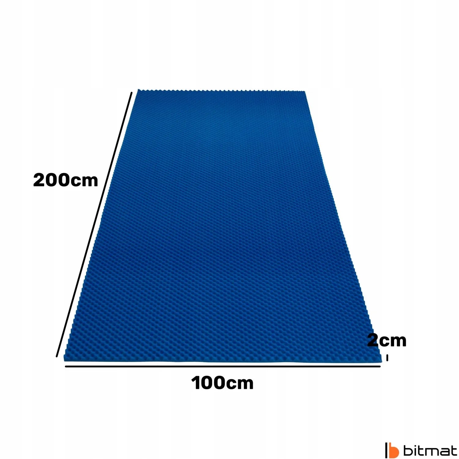Akustinė plokštė 200x100cm Bitmat BANA sinusoide 2cm kempinė žaidėjų kambariui