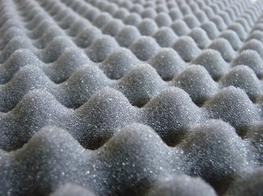 Akustinės putos Fala garso izoliacijos kilimėlis 2x1m 2cm sinusinė sieninė plokštė