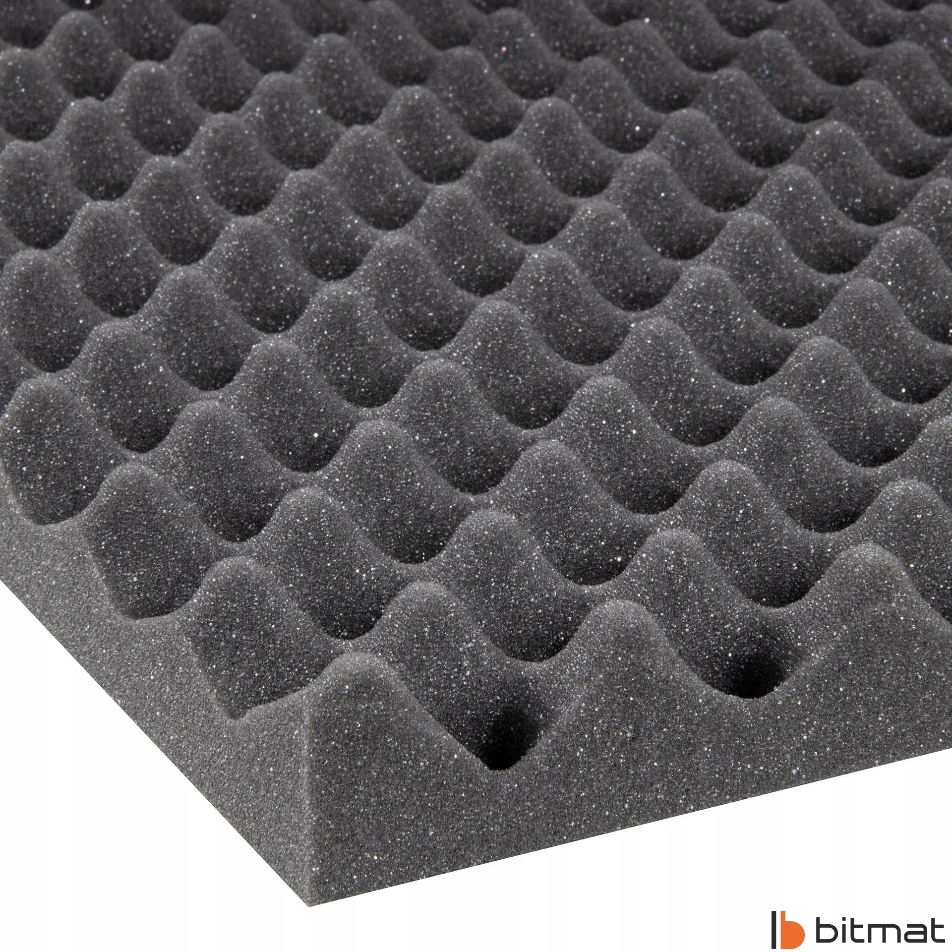 Akustinės putos garso izoliacinė banga 4 cm 2x1m studijos plokštė