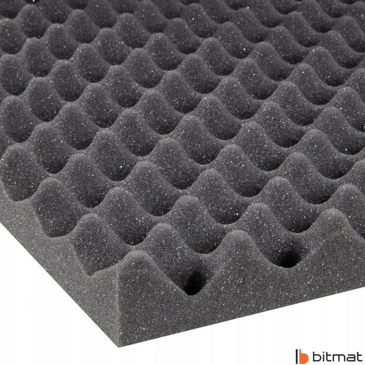 Akustinės putos garso izoliacinė banga 4 cm 2x1m studijos plokštė