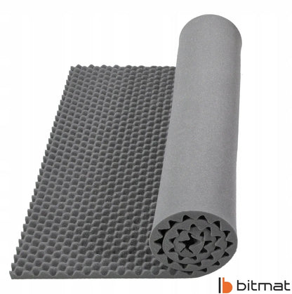 Akustinės putos garso izoliacinė banga 4 cm 2x1m studijos plokštė