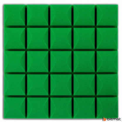 Akustinės putų plokštės luboms ir sienoms – Bitmat 50x50x5 cm