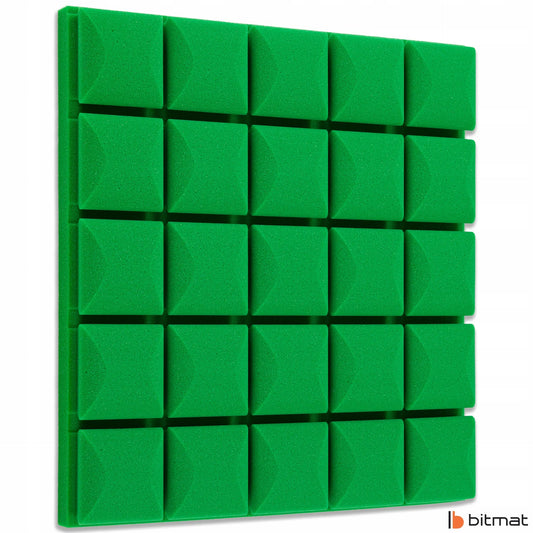 Akustinės putų plokštės luboms ir sienoms – Bitmat 50x50x5 cm
