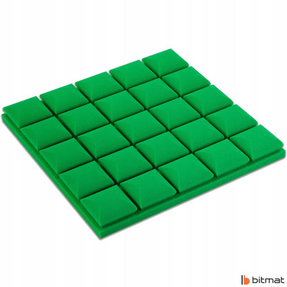 Akustinės putų plokštės luboms ir sienoms – Bitmat 50x50x5 cm