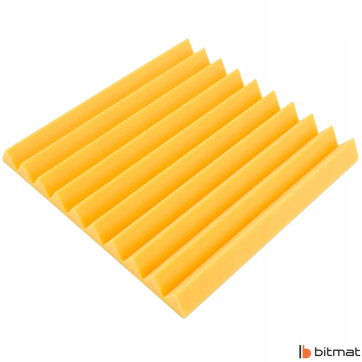 Akustinis putplasčio pleištas geltonas pilkas rinkinys 12 vienetų 50x50x5cm