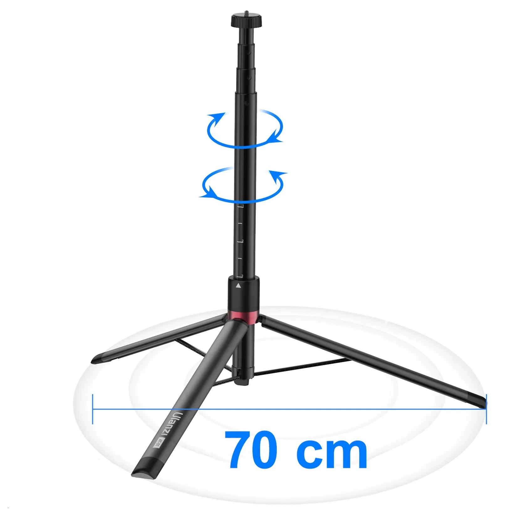 Aliuminis studijinis trikojis 153 cm ULANZI AT-01 1/4 ir 3/8 colio vlogeriams