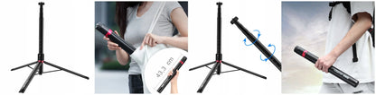 Aliuminis studijinis trikojis 153 cm ULANZI AT-01 1/4 ir 3/8 colio vlogeriams