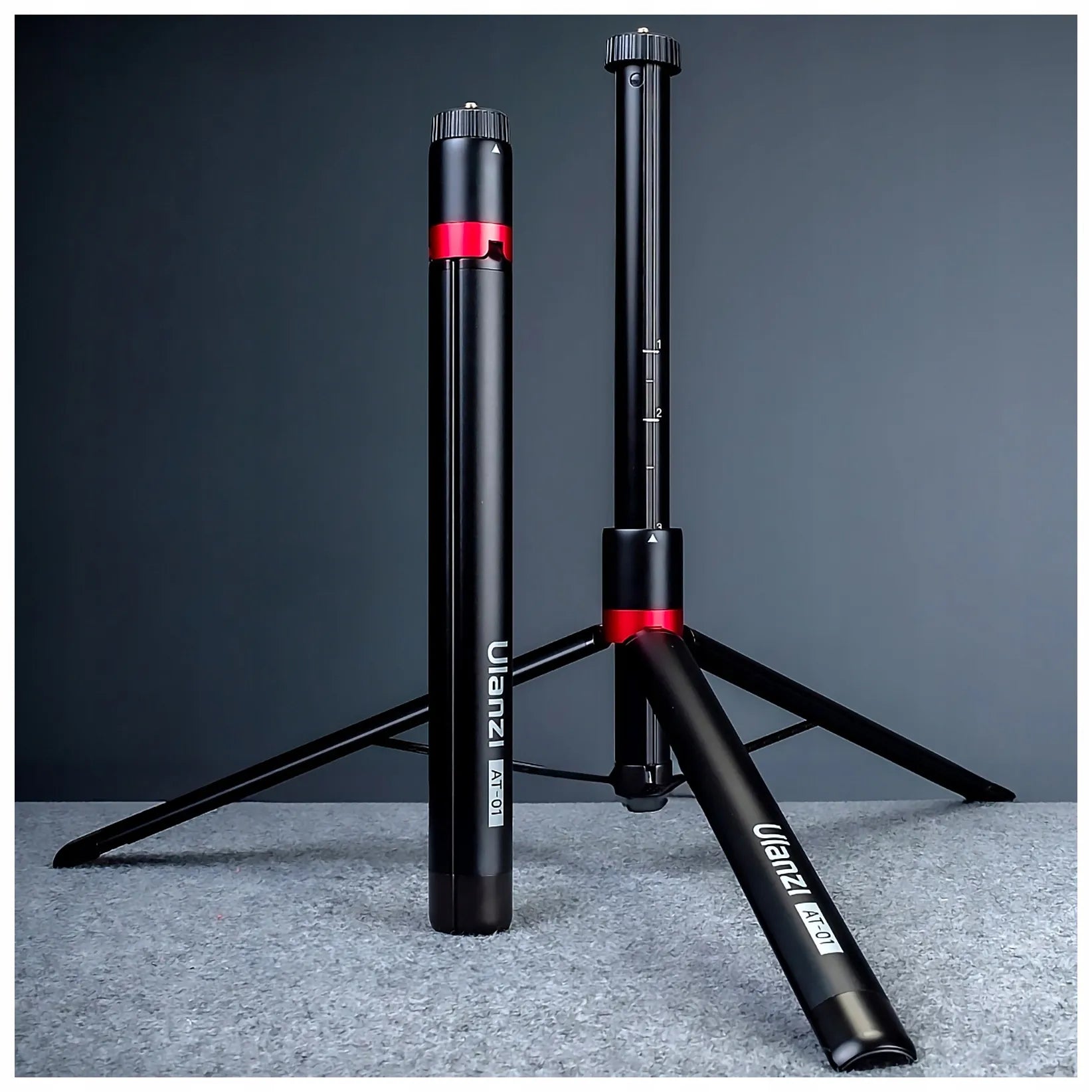 Aliuminis studijinis trikojis 153 cm ULANZI AT-01 1/4 ir 3/8 colio vlogeriams