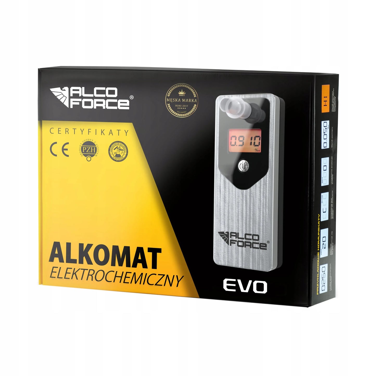 Alkotesteris AlcoForce EVO Silver
