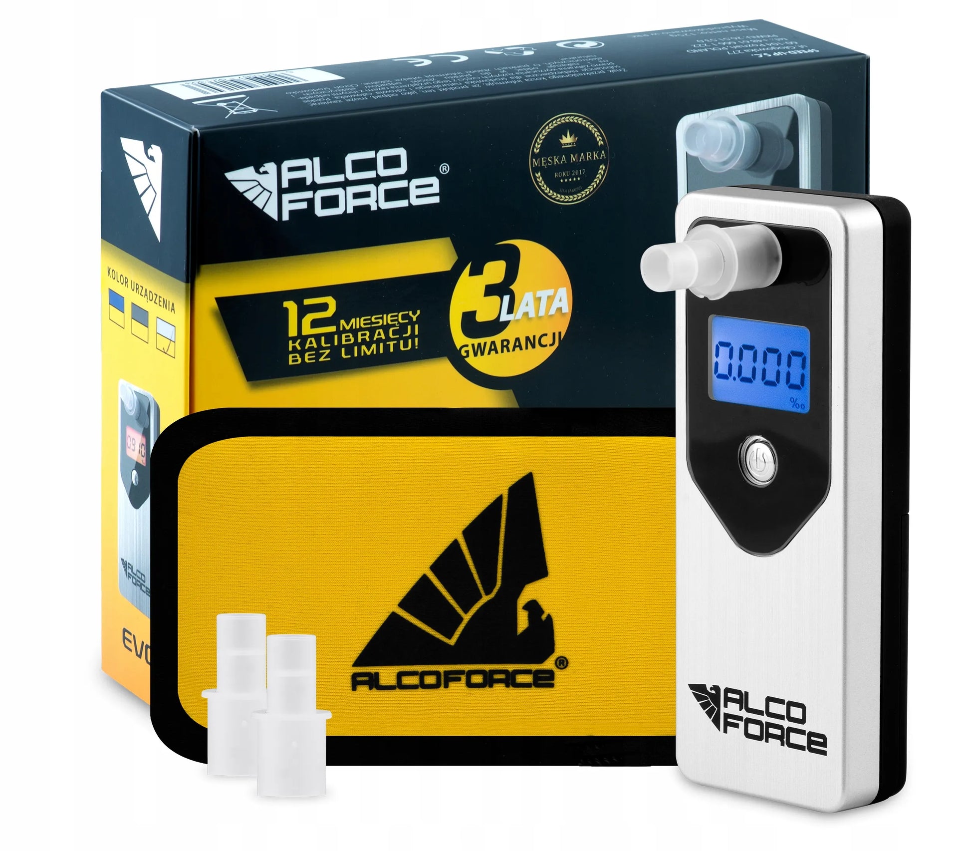 Alkotesteris AlcoForce EVO Silver