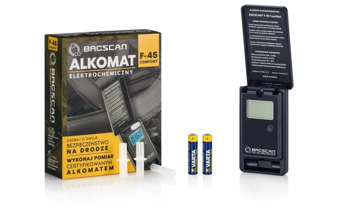 Alkotesteris BACscan F-45 Comfort dovanai