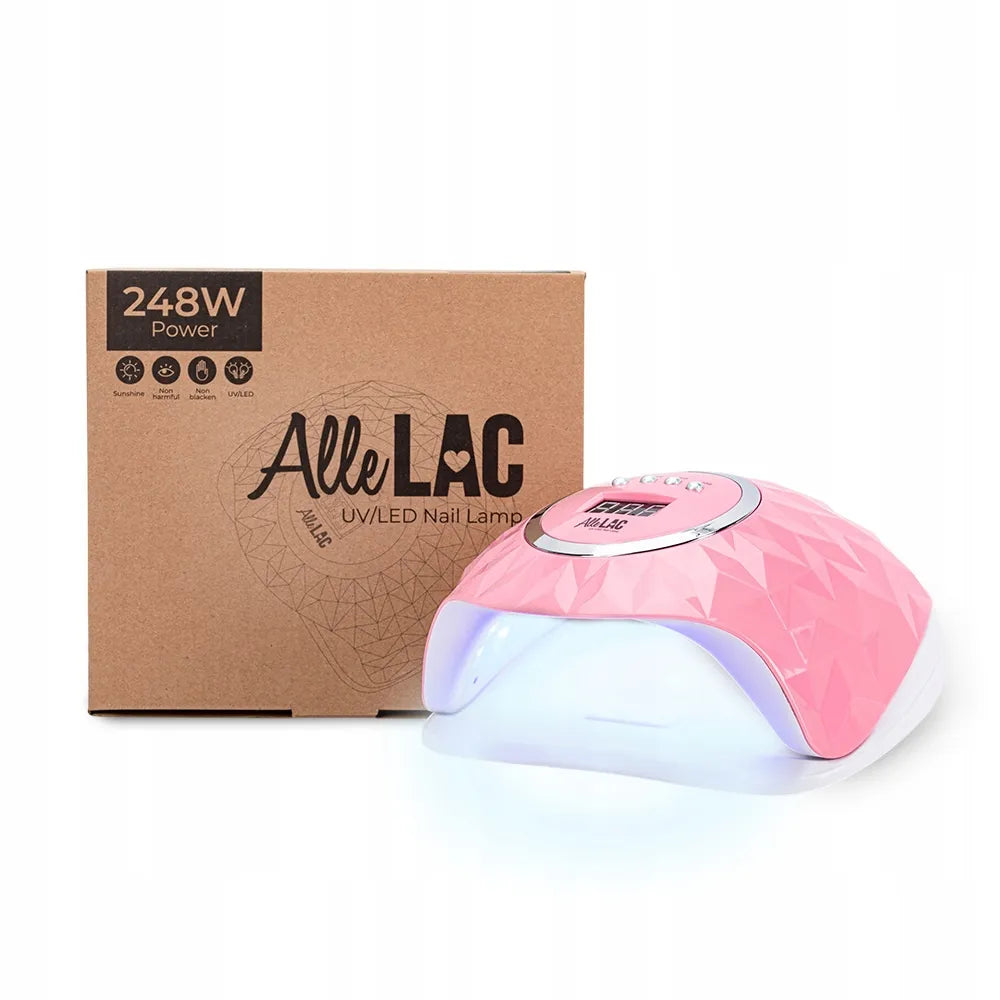 AlleLac Y13 248 W rožinė UV/LED nagų lempa geliniam lakui