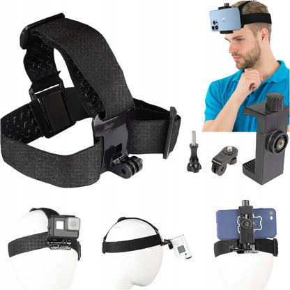 Alogy 2in1 galvos laikiklis telefonui ir GoPro Hero
