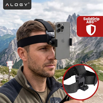 Alogy 2in1 galvos laikiklis telefonui ir GoPro Hero