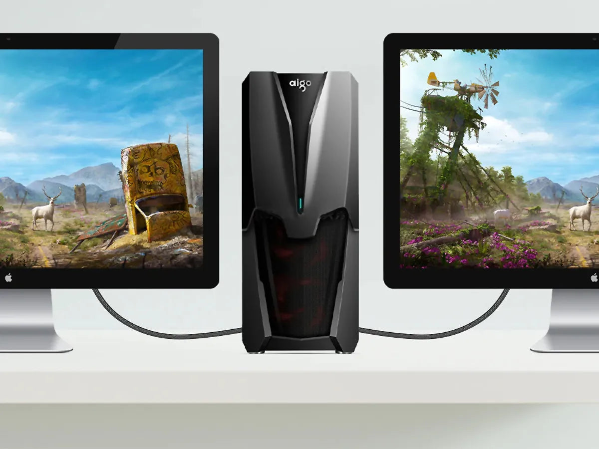 Alogy 8K/60Hz DisplayPort 1.4 2m pilkas laidas didelės spartos HDR 3D