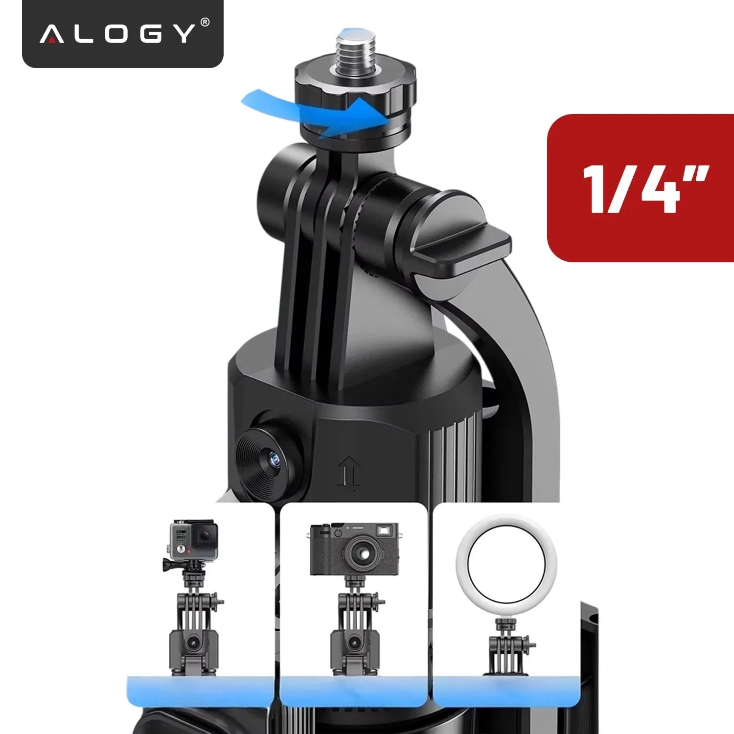 Alogy TrackPod trikojis su veido sekimo funkcija išmaniesiems telefonams