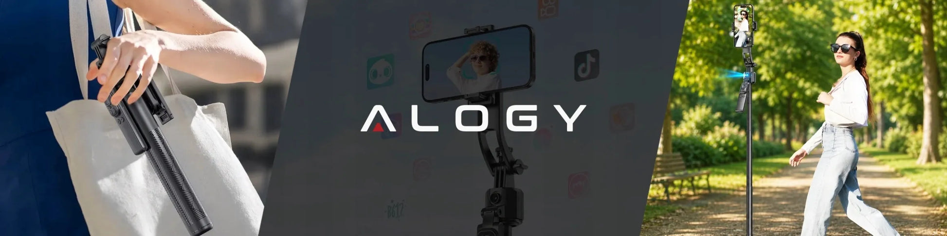Alogy TrackPod trikojis su veido sekimo funkcija išmaniesiems telefonams