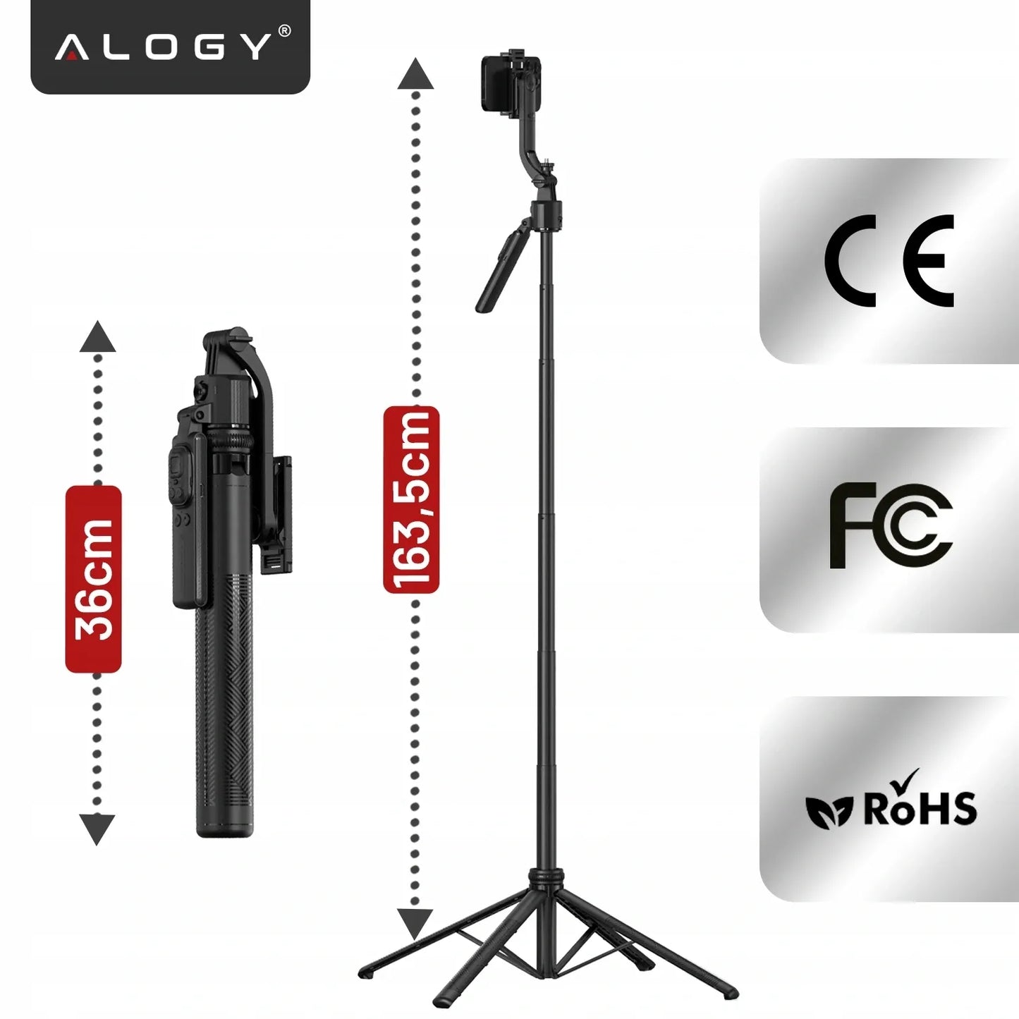 Alogy TrackPod trikojis su veido sekimo funkcija išmaniesiems telefonams