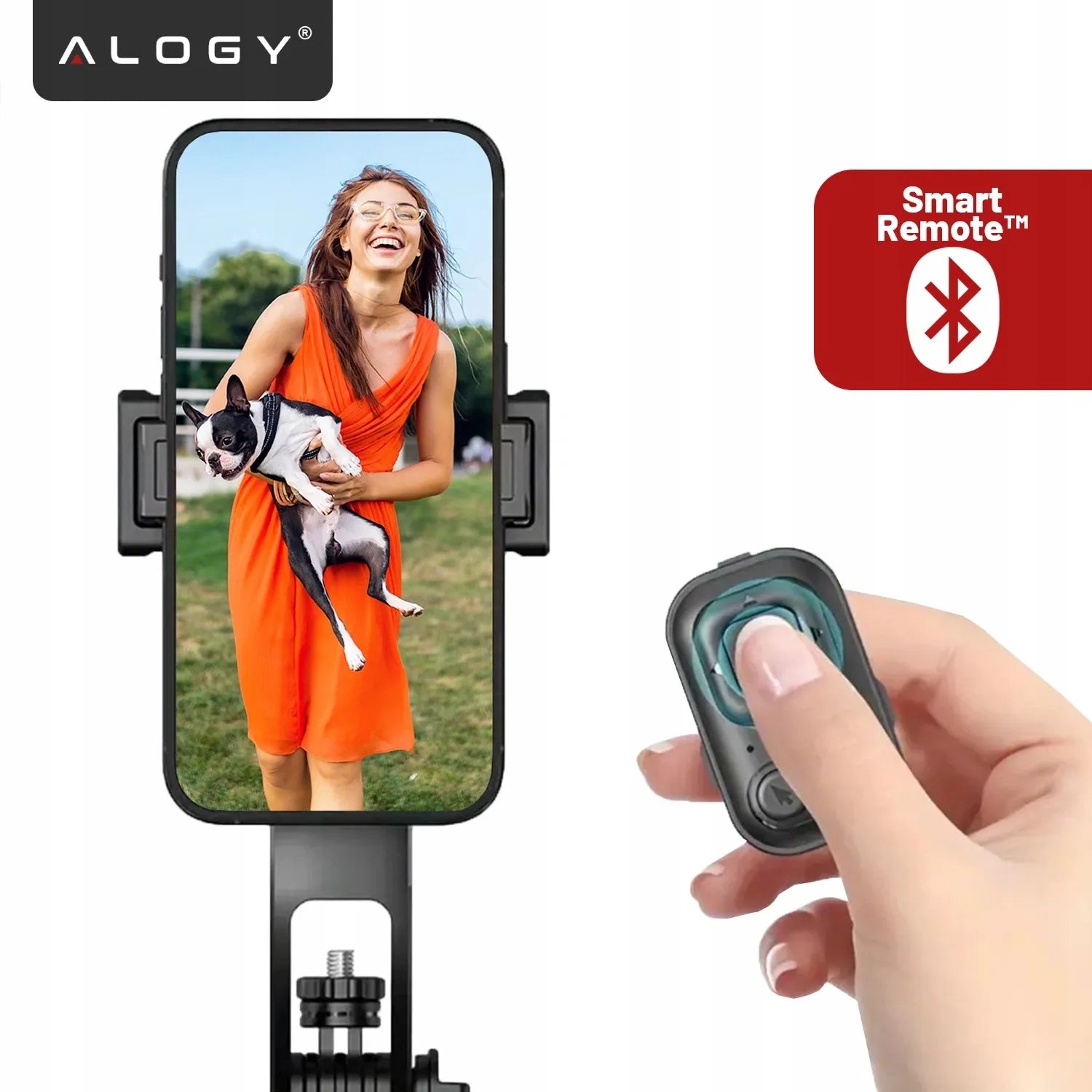 Alogy TrackPod trikojis su veido sekimo funkcija išmaniesiems telefonams