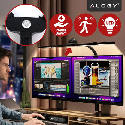 Alogy VisionBar™ LED stalinė lempa, bekontaktė, braižymo, su reguliuojamu ryškumu