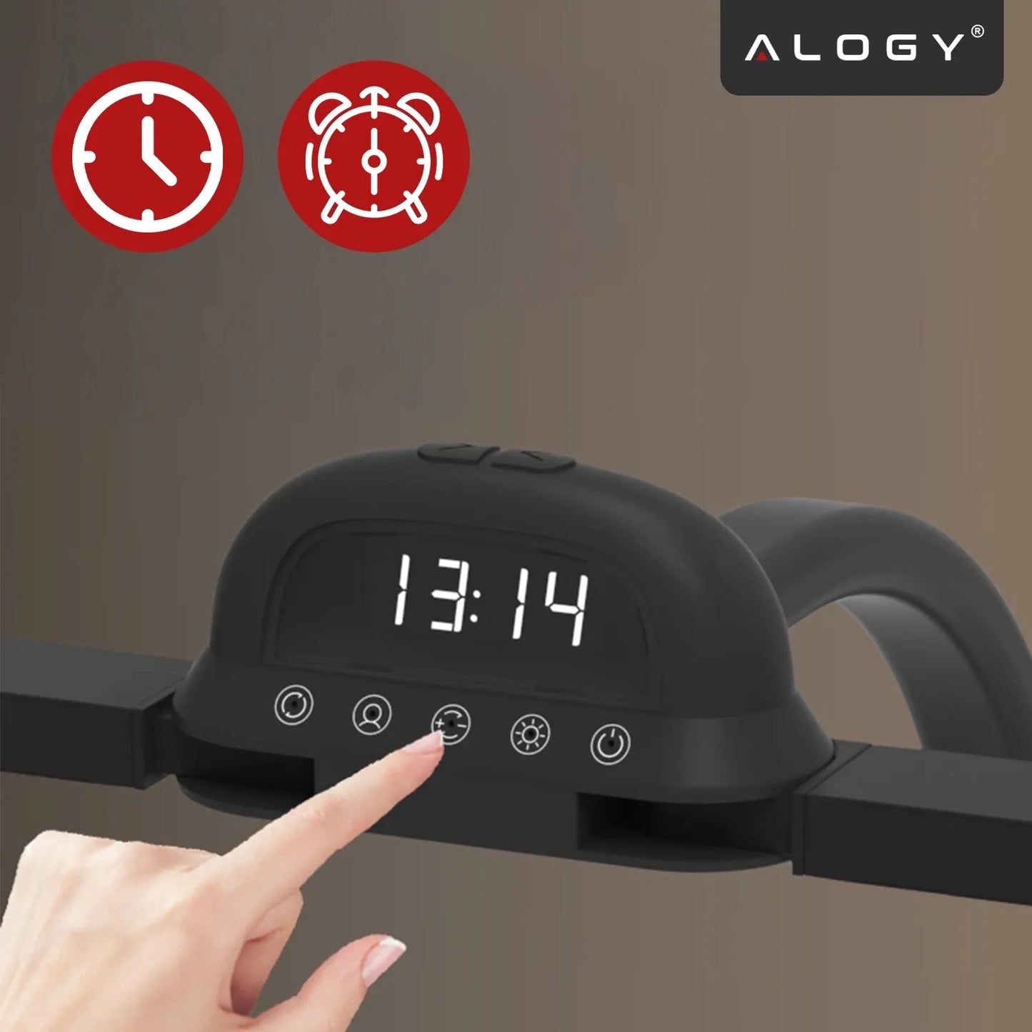 Alogy VisionBar™ LED stalinė lempa, bekontaktė, braižymo, su reguliuojamu ryškumu