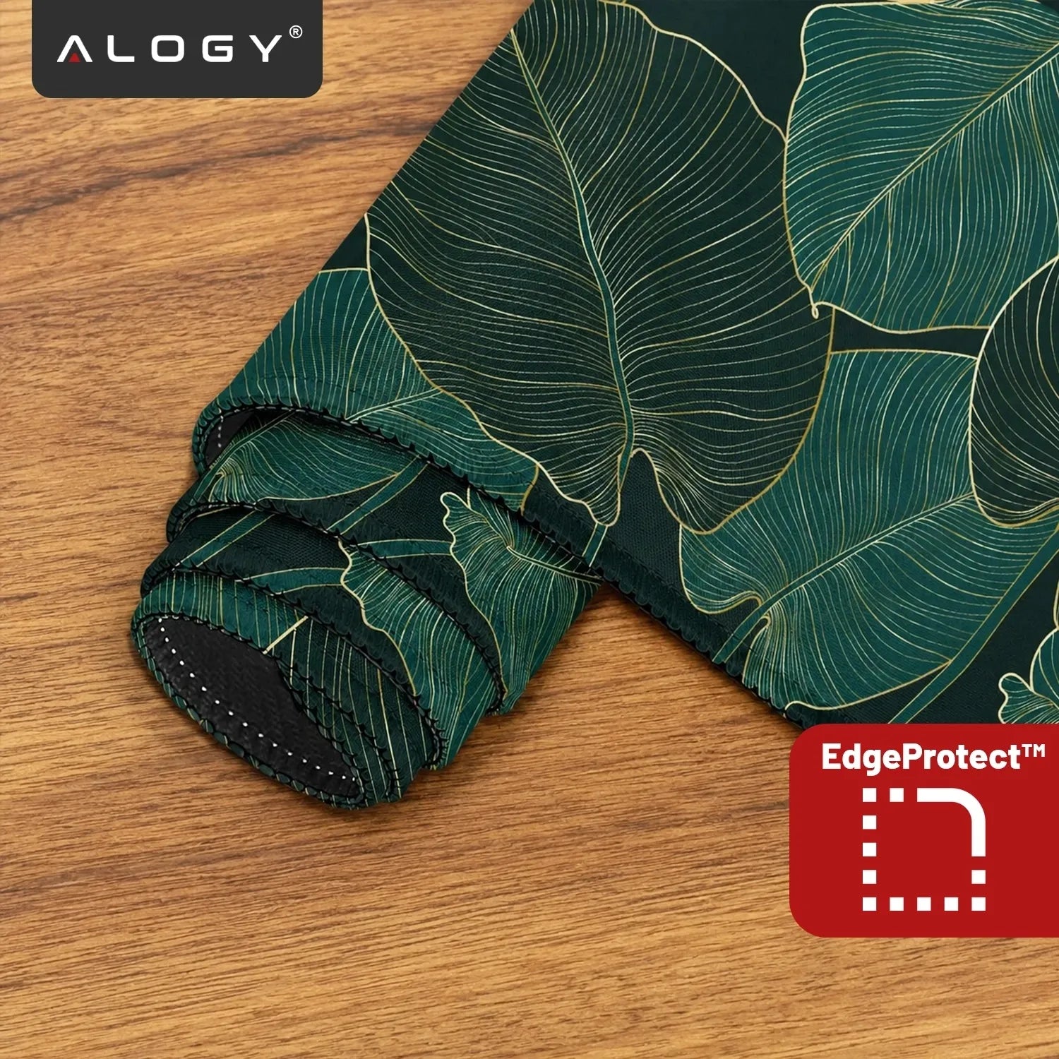 Alogy XL stalo kilimėlis pele ir klaviatūrai, neslystantis, 80x40 cm, Big Leaves