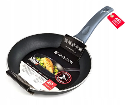 AMBITION GRAPHITE keptuvių rinkinys 20 + 24 + 28 cm | Šveicariška ILAG danga