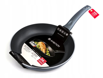 AMBITION GRAPHITE keptuvių rinkinys 20 + 24 + 28 cm | Šveicariška ILAG danga