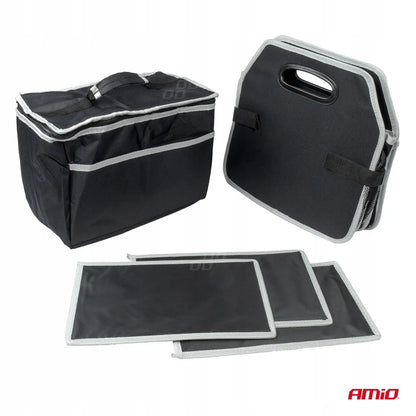 AMIO-03568 automobilio bagažinės organizatorius su termoizoliaciniu krepšiu