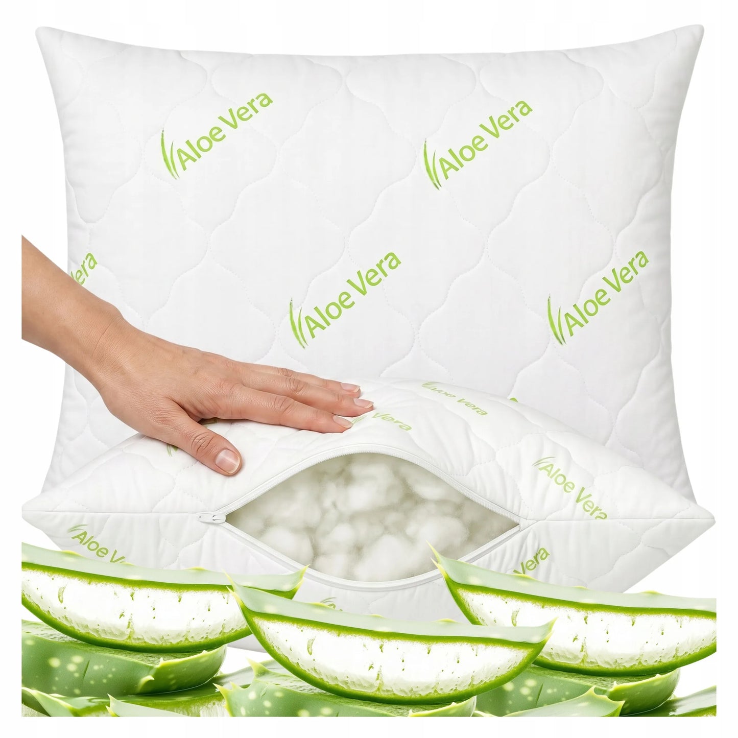 Antialerginė pagalvė 70x80cm Koney Aloe Vera su alavijo ekstraktu