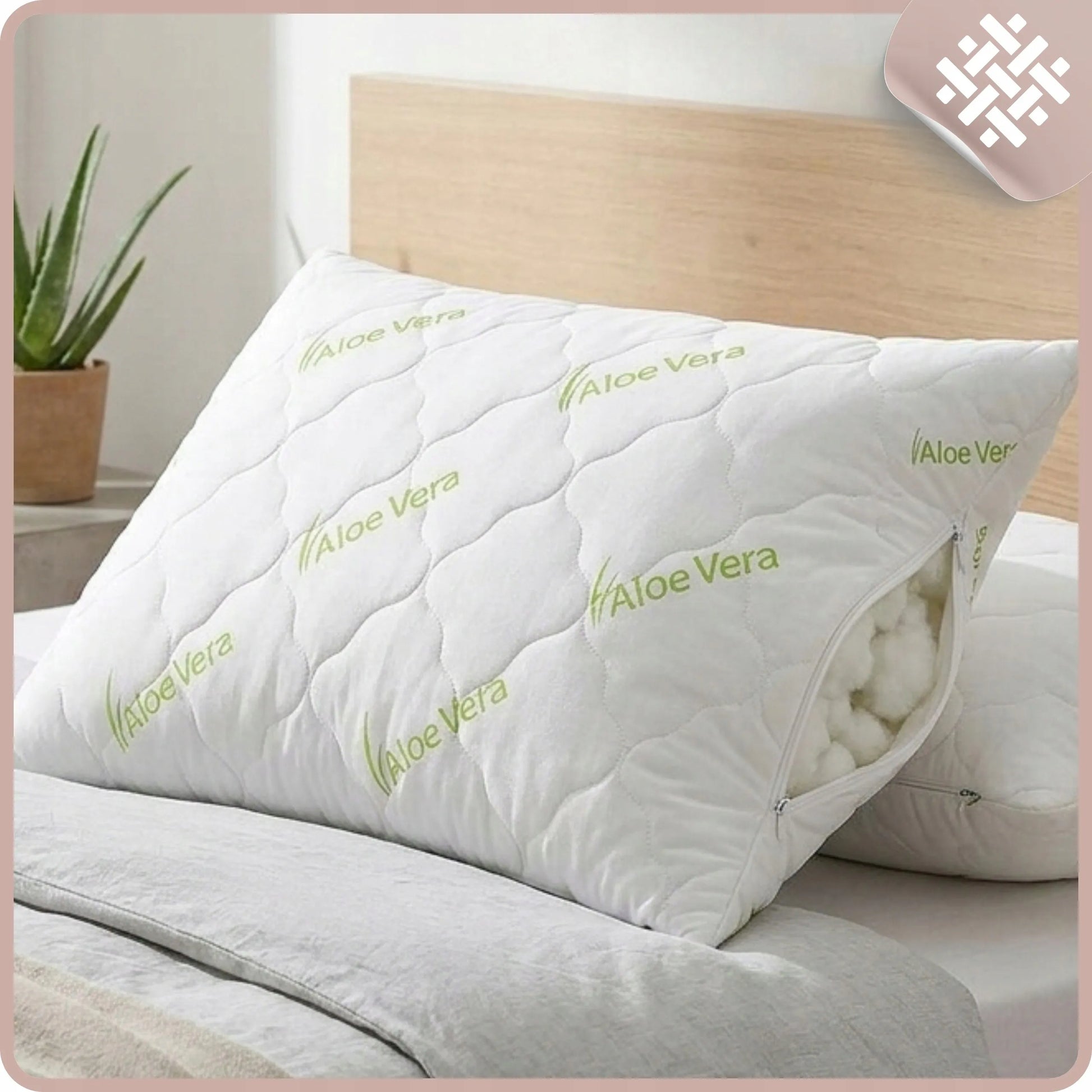 Antialerginė pagalvė 70x80cm Koney Aloe Vera su alavijo ekstraktu