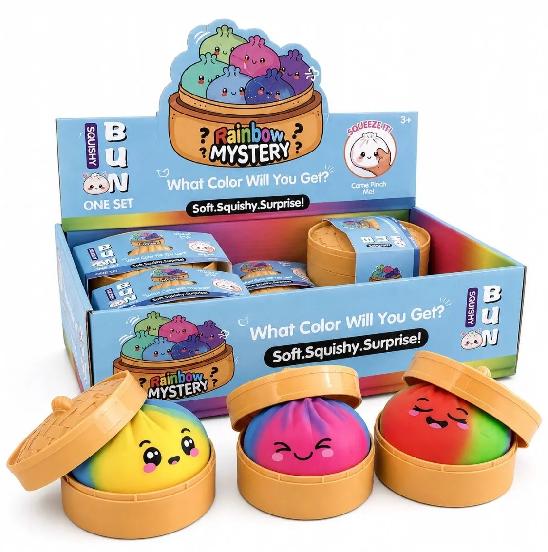 Antistresinis gniužulas Pieróg Dumpling XXL Squishy Mystery rinkinys