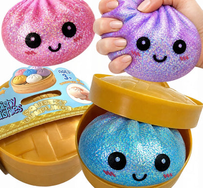 Antistresinis gniužulas Pieróg Dumpling XXL Squishy Mystery rinkinys
