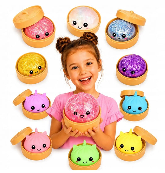 Antistresinis gniužulas Pieróg Dumpling XXL Squishy Mystery rinkinys