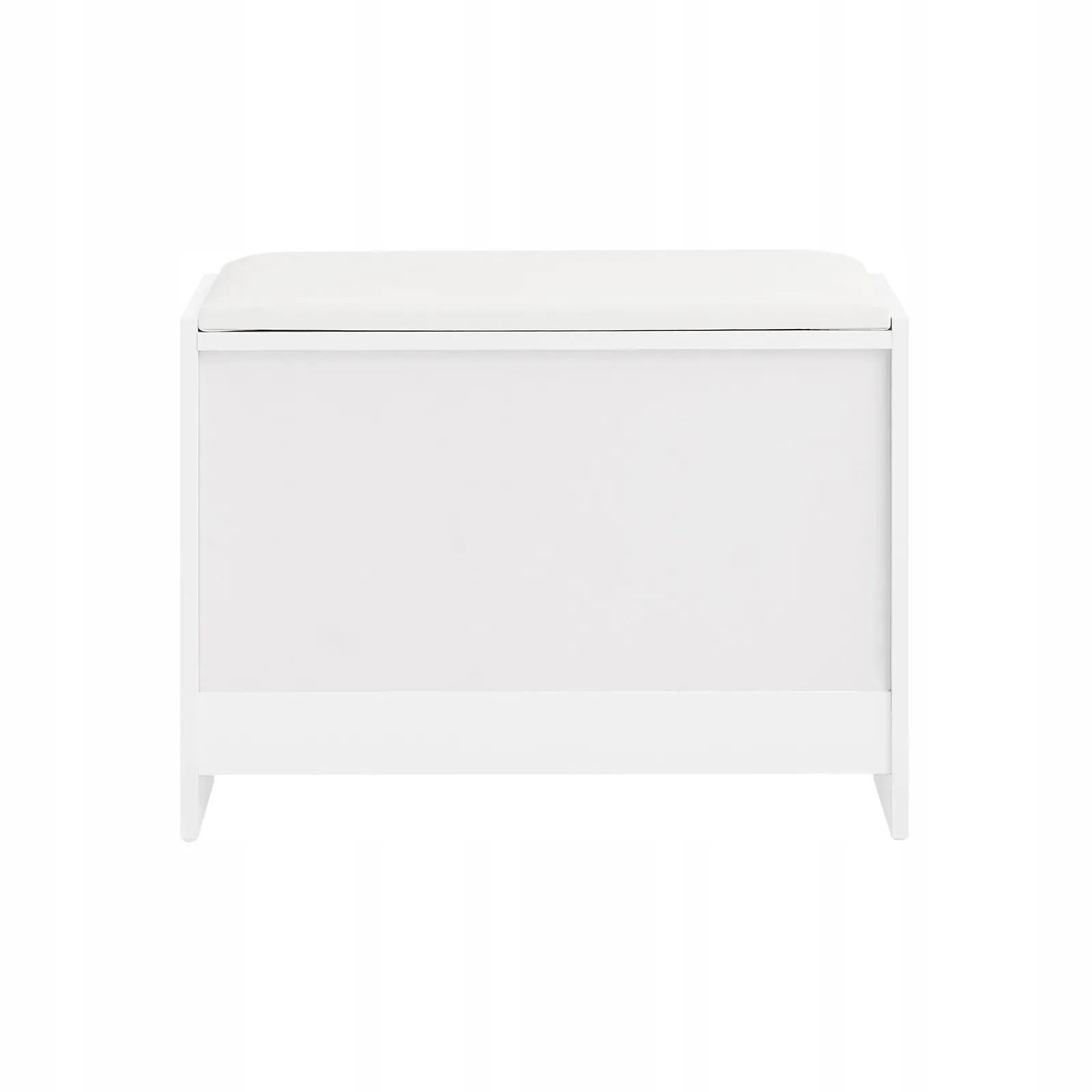 Apmušta batų spintelė su suoliuku prieškambariui 60x30 cm SoBuy FSR16-W