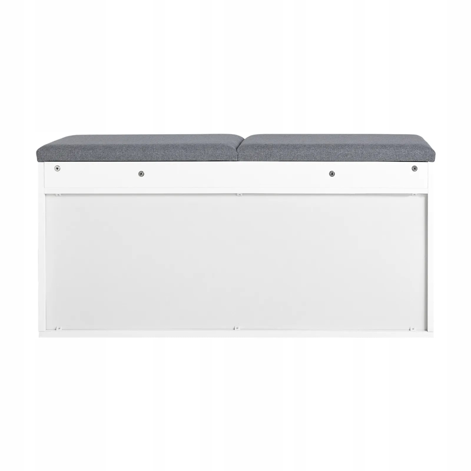 Apmuštas batų suoliukas su sėdyne lentyna 100x34x48cm FSR96-W