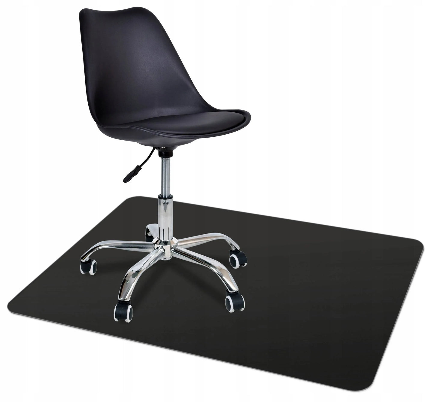 Apsauginis kilimėlis po kėde 120x90 cm 0,5 mm juodas