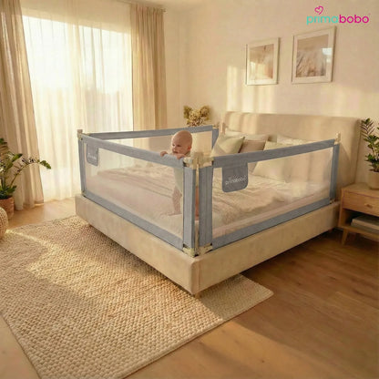 Apsauginis lovos barjeras PRIMABOBO CLASSIC 200 cm, pilkas