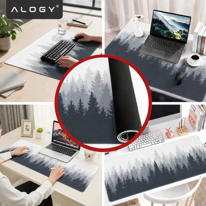 Apsauginis stalo kilimėlis, pelės ir klaviatūros kilimėlis 80x40 cm, žaidimų kilimėlis