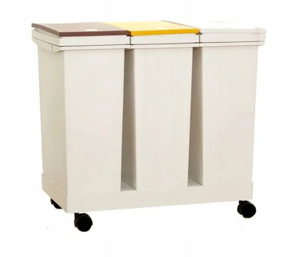 Atliekų rūšiavimo šiukšliadėžė 3-in-1 60l (F003)