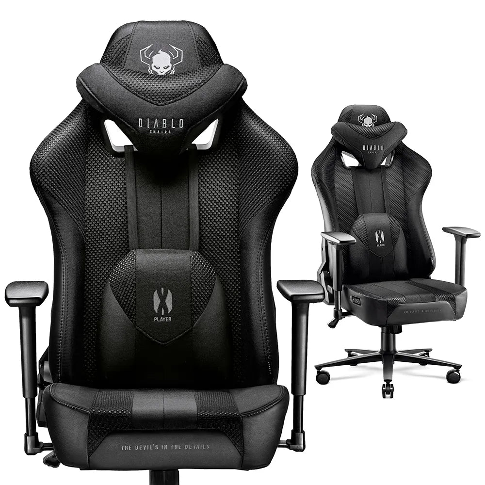Audinio žaidimų kėdė DIABLO X-Player 2.0 Normal Size: juoda