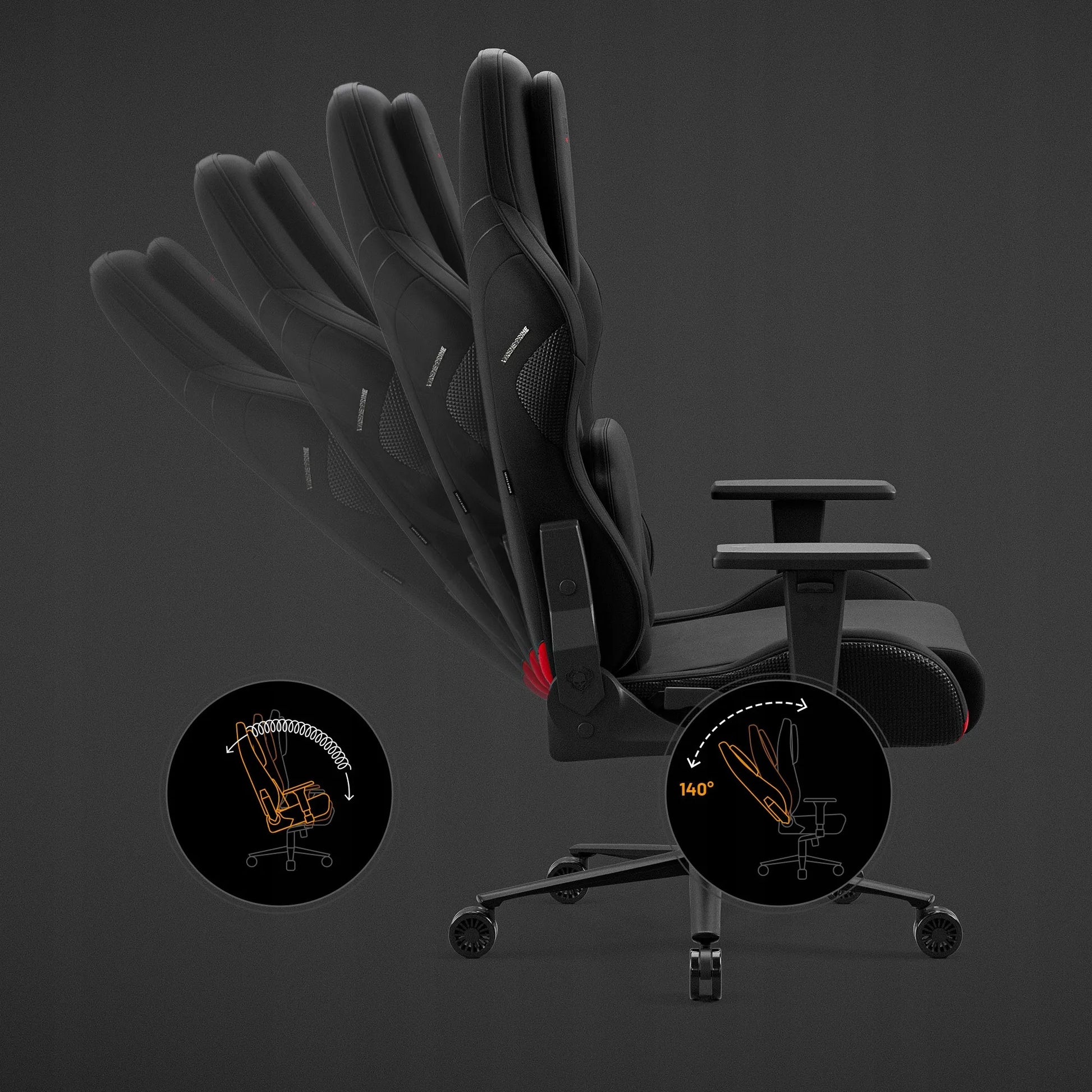 Audinio žaidimų kėdė DIABLO X.One PRIME Normal Size, Burned Black