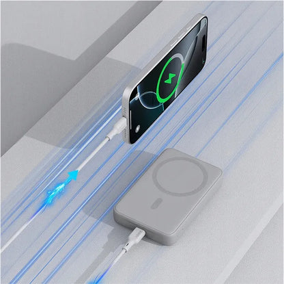 AUKEY PB-MS04 belaidis MagSafe išorinis akumuliatorius (powerbank), 10000 mAh, 20W, USB-C