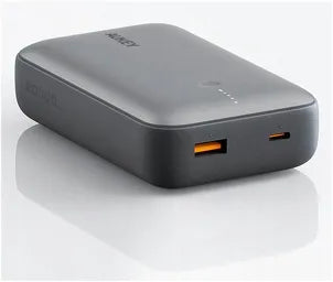 Aukey PB-Y57 Spark Mini išorinis akumuliatorius 20000mAh PD QC 3.0 USB-C 22.5W LED + laidas