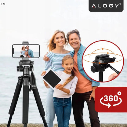 Aukštas 180 cm fotografinis trikojis fotoaparatui, kamerai ir išmaniajam telefonui su priedais